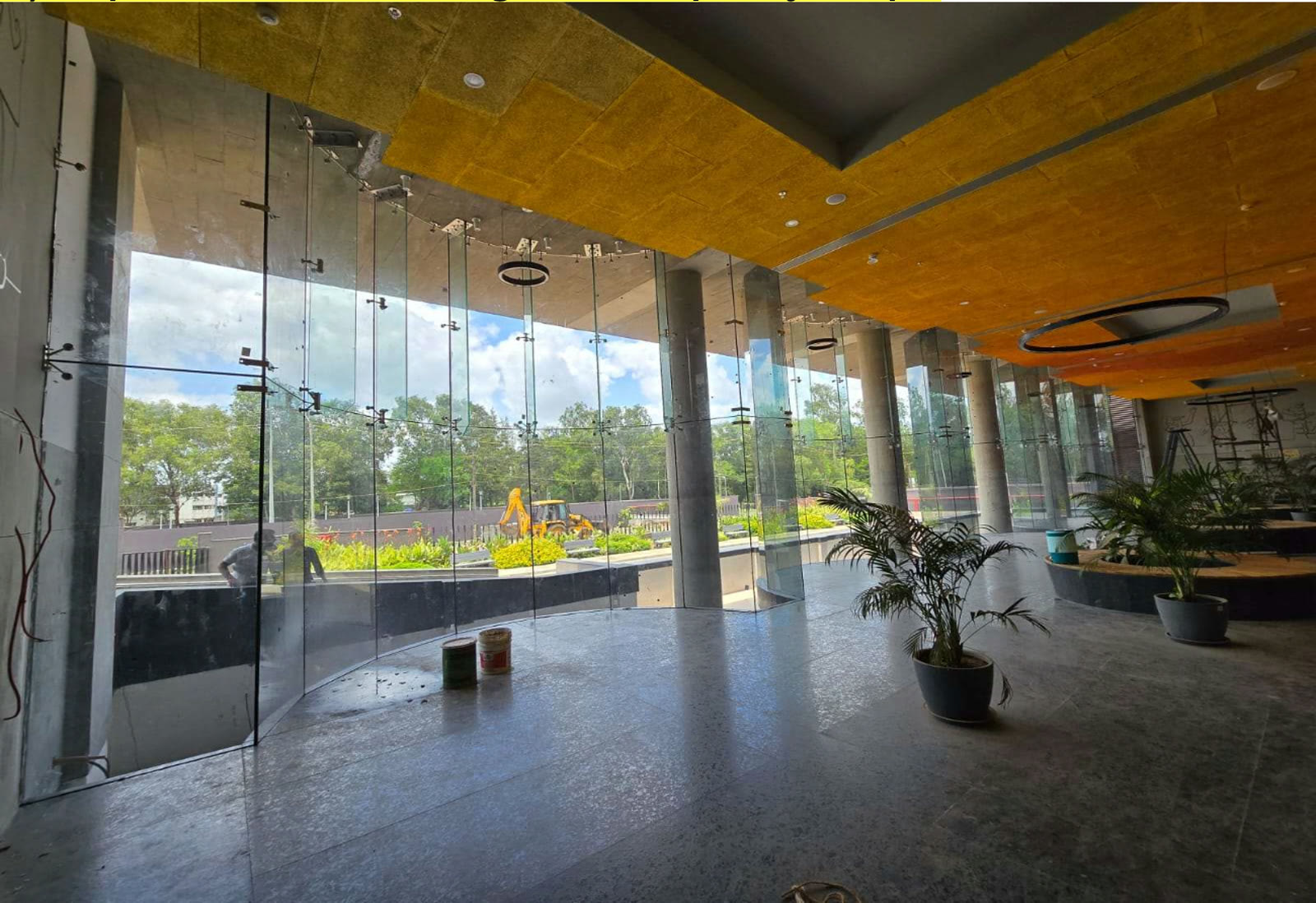 Vapi Auditorium — Spider glass fixing, Vapi, Gujarat